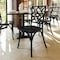 Flash Furniture Brooklyn Commercial Grade Black Solid Wood Stackable Dining Chair with Intricate Back Detail, 2PK 2-ZH-8100-5-BLK-GG - alternate 5